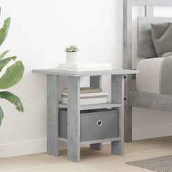 Table de chevet Gris béton 41 x 40 x 45 cm Bois d'ingénierie 620947620947