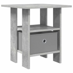Table de chevet Gris béton 41 x 40 x 45 cm Bois d'ingénierie 620947620947