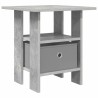 Table de chevet Gris béton 41 x 40 x 45 cm Bois d'ingénierie 620947620947