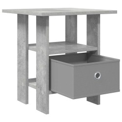Table de chevet Gris béton 41 x 40 x 45 cm Bois d'ingénierie 620947620947