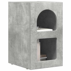 Table de chevet ELST 2 pc Gris béton 29,5 x 33,5 x 50 cm 620949620949