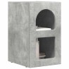 Table de chevet ELST 2 pc Gris béton 29,5 x 33,5 x 50 cm 620949620949