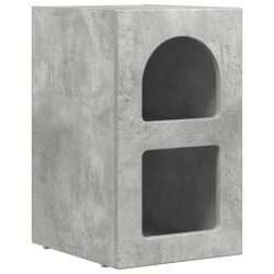 Table de chevet ELST 2 pc Gris béton 29,5 x 33,5 x 50 cm 620949620949