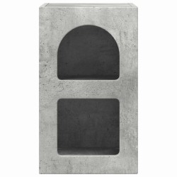 Table de chevet ELST 2 pc Gris béton 29,5 x 33,5 x 50 cm 620949620949
