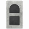 Table de chevet ELST 2 pc Gris béton 29,5 x 33,5 x 50 cm 620949620949