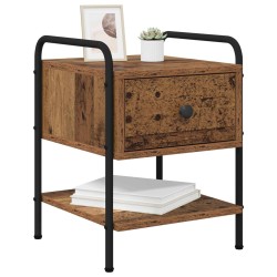 Table de chevet 2 pc Bois ancien Bois d'ingénierie 620950620950