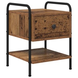 Table de chevet 2 pc Bois ancien Bois d'ingénierie 620950620950