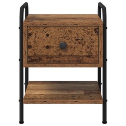 Table de chevet 2 pc Bois ancien Bois d'ingénierie 620950620950