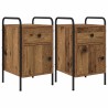 Table de chevet 2 pc Bois ancien 35 x 36,5 x 61 cm 620951620951