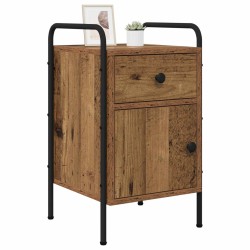 Table de chevet 2 pc Bois ancien 35 x 36,5 x 61 cm 620951620951