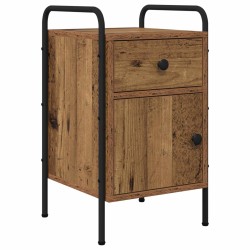 Table de chevet 2 pc Bois ancien 35 x 36,5 x 61 cm 620951620951