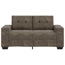 Loveseat Sofa Dark Grey 120 cm Faux Leather - Untranslated 620952620952