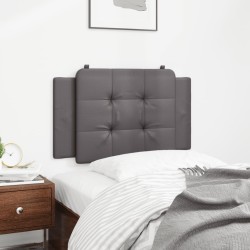 Coussin de tête de lit Zadar gris 90 cm similicuir 620953620953