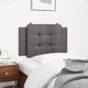 Coussin de tête de lit Zadar gris 90 cm similicuir 620953620953
