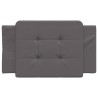 Coussin de tête de lit Zadar gris 90 cm similicuir 620953620953