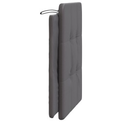 Coussin de tête de lit Zadar gris 90 cm similicuir 620953620953