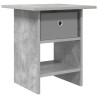 Table de chevet Gris béton 41 x 40 x 45 cm Bois d'ingénierie 620956620956