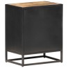 Table de chevet 40x30x50 cm Bois de manguier et canne naturelle 620957620957