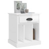 Table de chevet blanc brillant 43x36x50 cm 620958620958