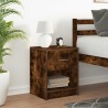 Table de chevet avec tiroir en chêne fumé 40x34x50 cm 620965620965