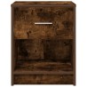 Table de chevet avec tiroir en chêne fumé 40x34x50 cm 620965620965