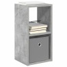 Table de chevet avec tiroir Gris béton 25,5 x 22 x 49,5 cm 620966620966