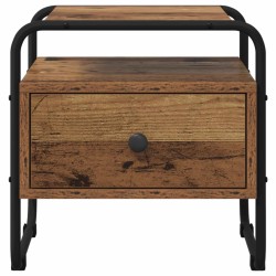 Table de chevet 2 pc Bois ancien Bois d'ingénierie 620968620968
