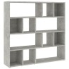Bibliothèque/Séparateur de pièce Gris béton 105x24x102 cm 620973620973