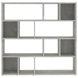 Bibliothèque/Séparateur de pièce Gris béton 105x24x102 cm 620973620973