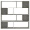 Bibliothèque/Séparateur de pièce Gris béton 105x24x102 cm 620973620973