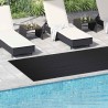 Tapis de sol Noir 1,5 x 4 m Caoutchouc 620976620976