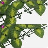 Écran de balcon avec feuilles Vert et jaune 400 x 150 cm 620981620981