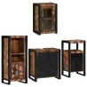Ensemble de mobilier de salle de bain 4 pcs Bois massif recyclé 620983620983