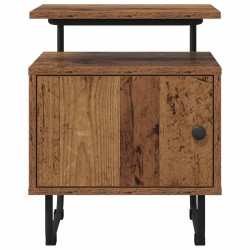 Table de chevet 2 pc Bois ancien Bois d'ingénierie 620995620995