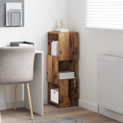 Meuble d'angle Bois ancien 30,5x30x95cm Bois d'ingénierie 621000621000