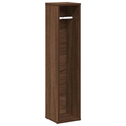 Meuble de salle de bain avec porte-rouleau chêne brun 20,5 x 20 x 90 cm 621003621003