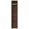 Meuble de salle de bain avec porte-rouleau chêne brun 20,5 x 20 x 90 cm 621003621003