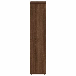 Meuble de salle de bain avec porte-rouleau chêne brun 20,5 x 20 x 90 cm 621003621003