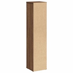 Meuble de salle de bain avec porte-rouleau chêne brun 20,5 x 20 x 90 cm 621003621003