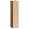 Meuble de salle de bain avec porte-rouleau chêne brun 20,5 x 20 x 90 cm 621003621003