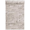 Papier peint en pierre 3D Crème 10 x 0,53 m Tissu non tissé 621005621005