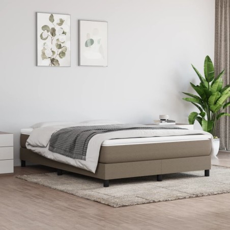 Matelas de lit à ressorts ensachés fermeté moyenne Taupe 140x200x20 cm Tissu 621010621010