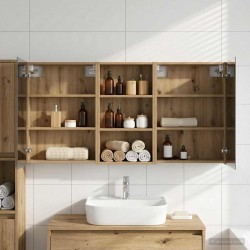 Ensemble de Meubles de Salle de Bain 3 pc 140 x 14,5 x 70 cm 621015621015