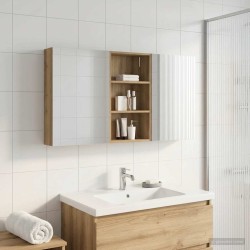 Ensemble de Meubles de Salle de Bain 3 pc 140 x 14,5 x 70 cm 621015621015