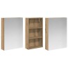Ensemble de Meubles de Salle de Bain 3 pc 140 x 14,5 x 70 cm 621015621015