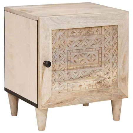 Table de chevet Blanc 80 x 50 x 40 cm Bois d'ingénierie 621019621019