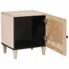 Table de chevet Blanc 80 x 50 x 40 cm Bois d'ingénierie 621019621019