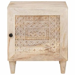 Table de chevet Blanc 80 x 50 x 40 cm Bois d'ingénierie 621019621019