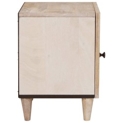 Table de chevet Blanc 80 x 50 x 40 cm Bois d'ingénierie 621019621019