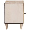 Table de chevet Blanc 80 x 50 x 40 cm Bois d'ingénierie 621019621019